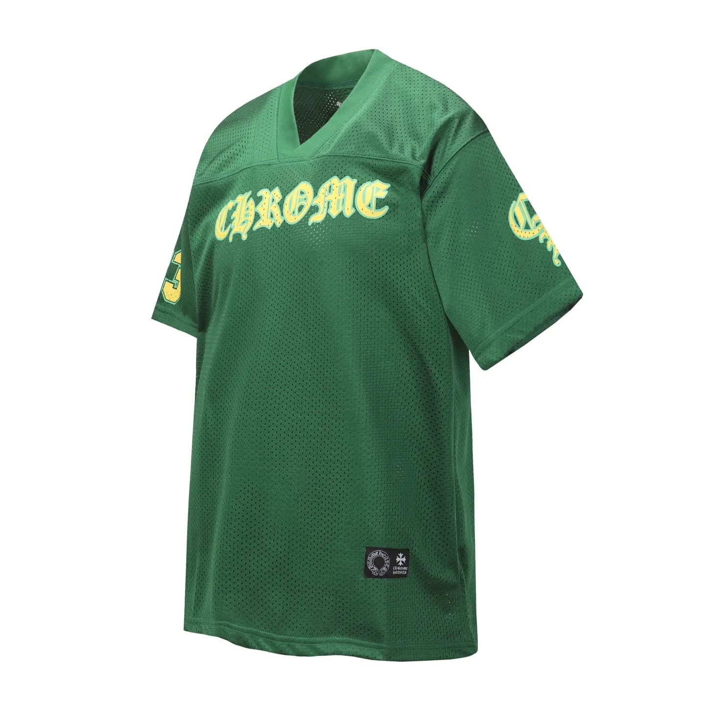 P160 Chrome Hearts CH Chrome Hearts popular Sanskrit printed mesh double-layer ice hockey jersey sports suit. Uses direct injection imported machine printing. Hardware accessories are all ground and customized. Correct configuration. Black 2025 Chrome Hearts authentic packaging. 300 grams of custom-made dyed mesh. Large version. Loose and stylish. Different from lower versions. Slim and long version with upper body and hip stretch. 100% commitment: top quality. Not fast food. The highest version on the market. Top quality - different from ordinary versions on the market. If you care about quality, you should also respect the price. Absolutely 0 after-sales service and 0 return rate so far. It’s hard not to love the style - 300g mesh custom-dyed fabric - Correct high-density main mark, washed tag, hand-sewn